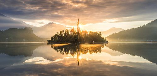 Sunrise Lake Bled
