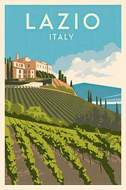 Lazio, Italien. von Poster Art Shop