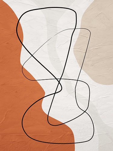 Abstraction géométrique organique moderne