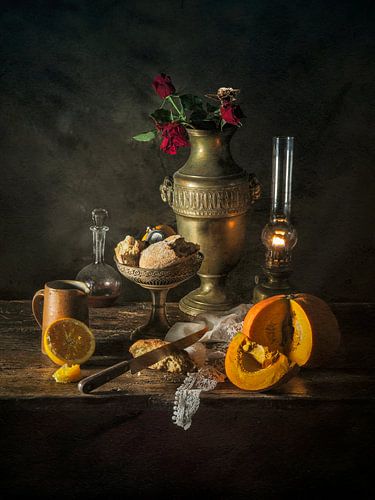 Accueillir l'automne sur Miriam Meijer, en pleine campagne.....