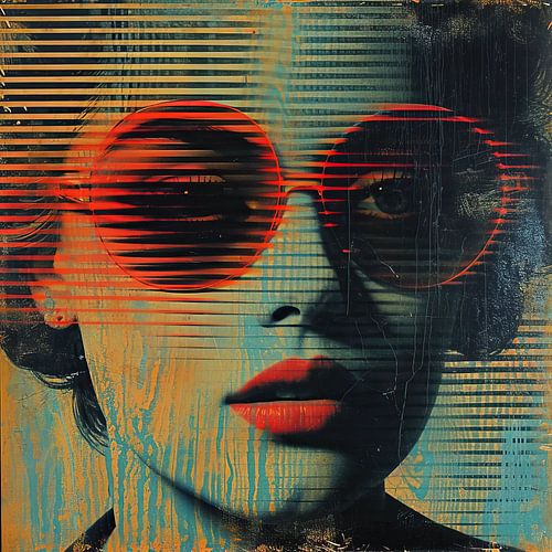 Sonnenbrille für Damen | Damen Neon von Kunst Laune