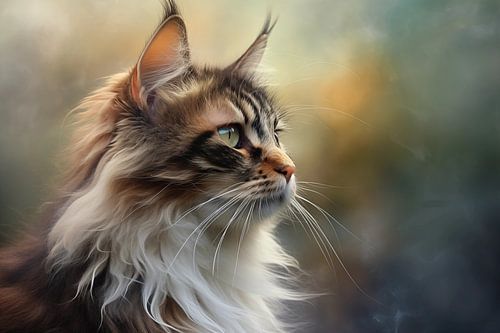 Kattenportret - Monet (3)