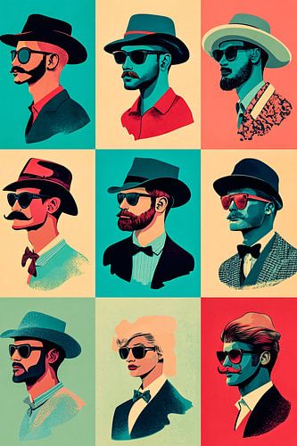 Stijlvolle portretten met hoeden