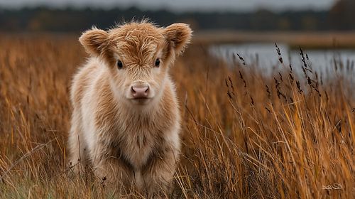 schotse hooglander / schotse hooglander kalfje