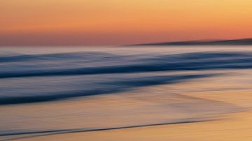 Evening sun on the Spanish coast by Truus Nijland