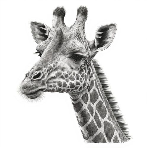 Giraffe portret