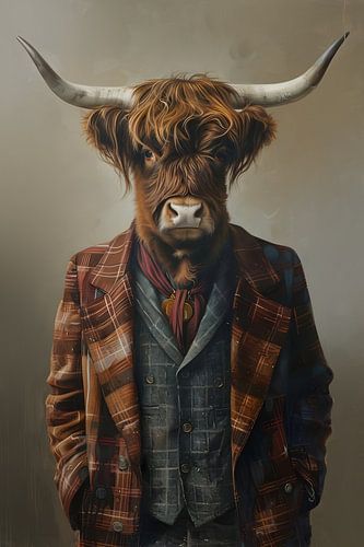 Scottish Highlander Portrait
