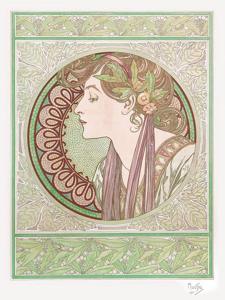 Alfons Mucha - Laurel von Old Masters