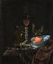 Weinglas und eine Schale Obst, Willem Kalf von Meisterhafte Meister Miniaturansicht