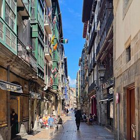 Bilbao, old town by Digital Art Nederland