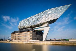 Hafenhaus, Antwerpen, Flandern, Belgien von Henk Meijer Photography