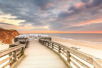 Sylt - Red Cliff by Ursula Reins