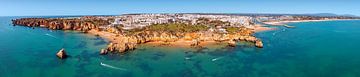 Panorama aérien de la ville de Lagos en Algarve Portugal sur Eye on You