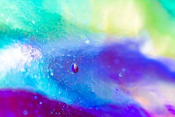 Colour flow - photographie abstraite colorée sur Qeimoy