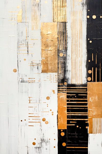 ABSTRAKTE KUNST Großstadt-Glühen  von Melanie Viola