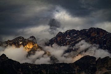 Gruppo del Cristallo-Gebirge in den Dolomiten von Sjoerd van der Wal Fotografie