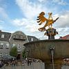 Goslar - Markt met marktfontein van t.ART