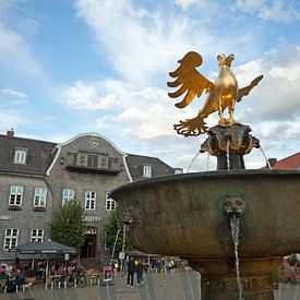 Goslar - Markt met marktfontein van t.ART