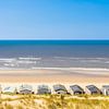Blick über die Dünen auf die Nordsee von Frank Kremer