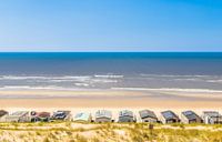 Blick über die Dünen auf die Nordsee