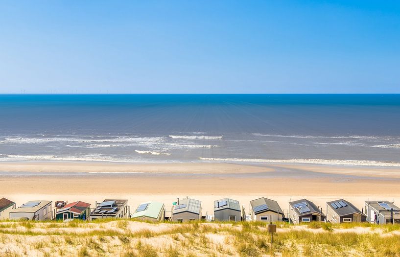 Blick über die Dünen auf die Nordsee von Frank Kremer