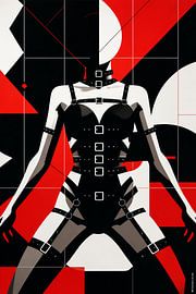 Femdom – The Geometry of Dominance – Bauhaus Meets Fetish Art by artefacti
