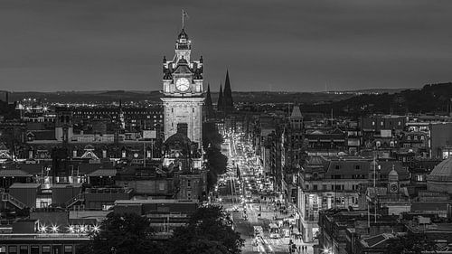 Edinburgh in zwart-wit
