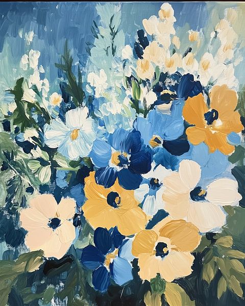 Fleurs vintage : Œuvres d'art dans le style de Matisse par Thea