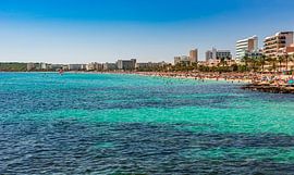 Küste der Insel Mallorca, Strand von Cala Millor, Spanien Balearische Inseln von Alex Winter