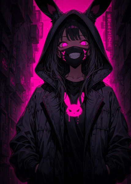 Anime Girl Streetwear by Ruzerin