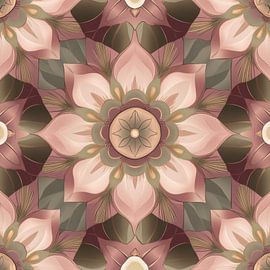 Fleurs géométriques 4 sur Kunstkabinet