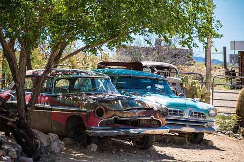straatbeeld van de Route 66