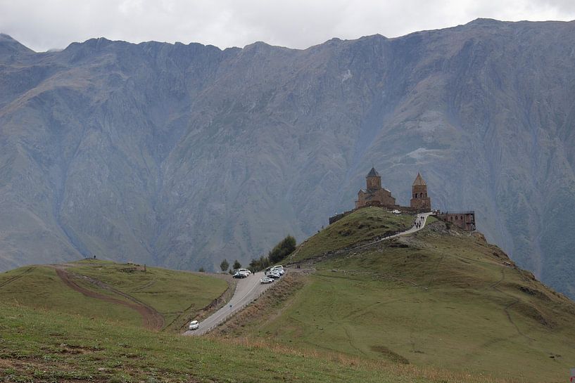 Trinity church in Gergeti by Robert Schoonhoven