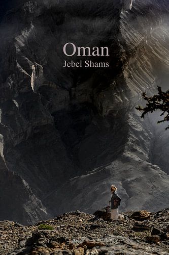 Berger à Jebel Shams, Oman