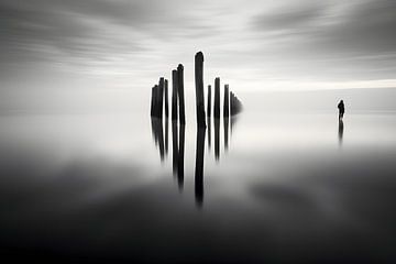 Strand in de ochtend van Mathias Ulrich