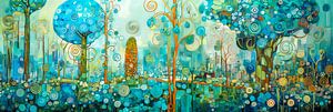 Jardin bleu