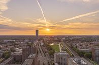 Zonsondergang Tilburg van Freddie de Roeck thumbnail