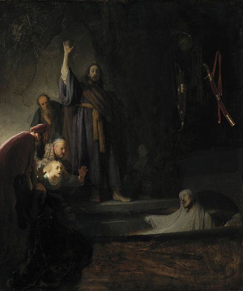 The Raising of Lazarus, Rembrandt van Rijn by Rembrandt van Rijn