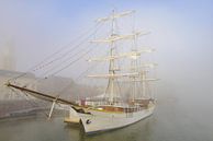 Alte Segelnschiffe machten am IJssel Kai in Kampen fest von Sjoerd van der Wal Fotografie Miniaturansicht