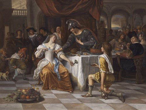 Banket van Antonius en Cleopatra, Jan Steen