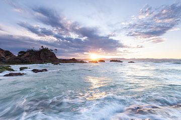 Fisherman's Lookout. Dramatic waves and coastal scenery on the east coast of Australia.