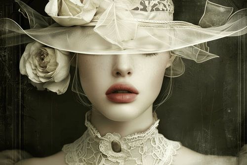 Modern en chic portret in wit