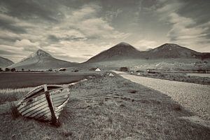 Uitzicht op Beinn na Caillich - Skye -the Highlands Schotland