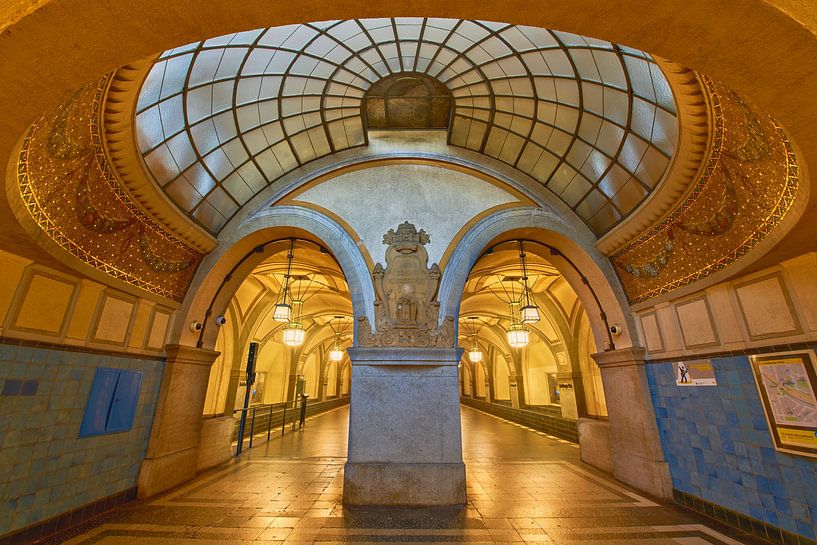 Heidelberger Platz metro station in Berlin by Jenco van Zalk
