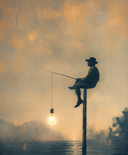 Vissen naar Licht – Dromerige Stilte bij Zonsopkomst van But First Framing