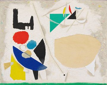 Willi Baumeister - Jeu de quilles avec balançoire (1947-1953) sur Peter Balan