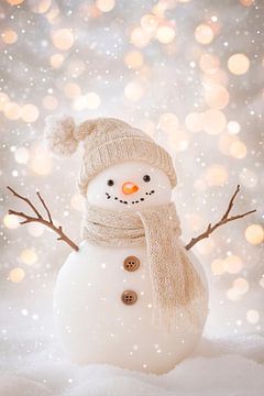 Snowman winter magic by Poster Art Shop