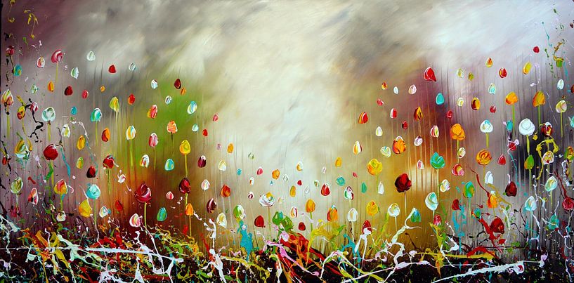 Flowers by Gena Theheartofart