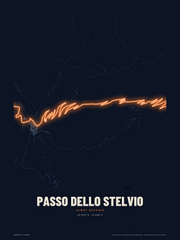 Stelviopas und Trafoi bei Nacht