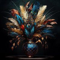 Vase with exotic feathers (1)